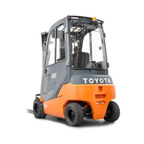 Adesivo In Vinile Bianco Logo Toyota Per Carrello Elevatore, Decalcomania