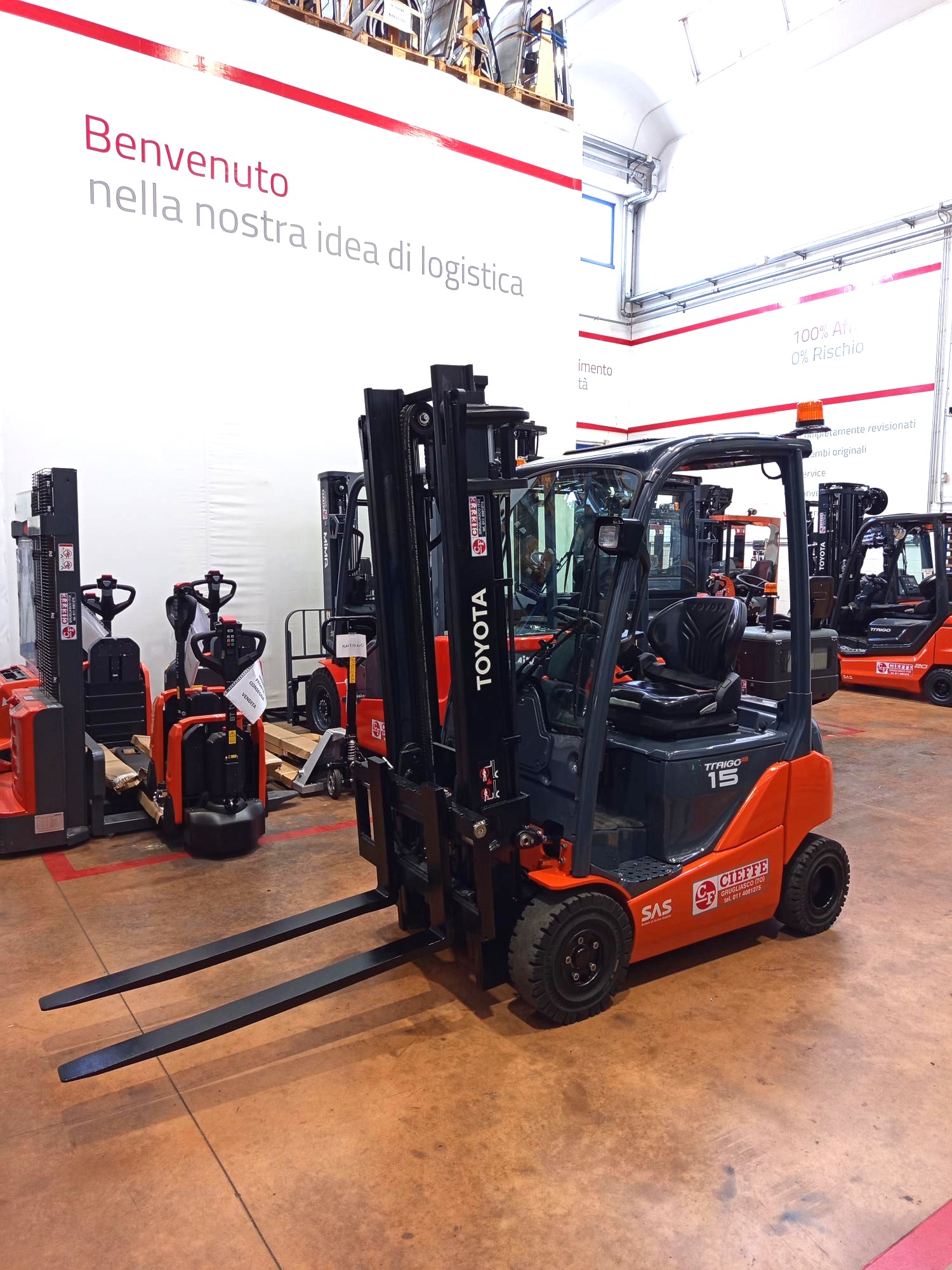 CARRELLO ELEV.RE ELETTR. “TOYOTA” 8FBMT15 RIF. 682